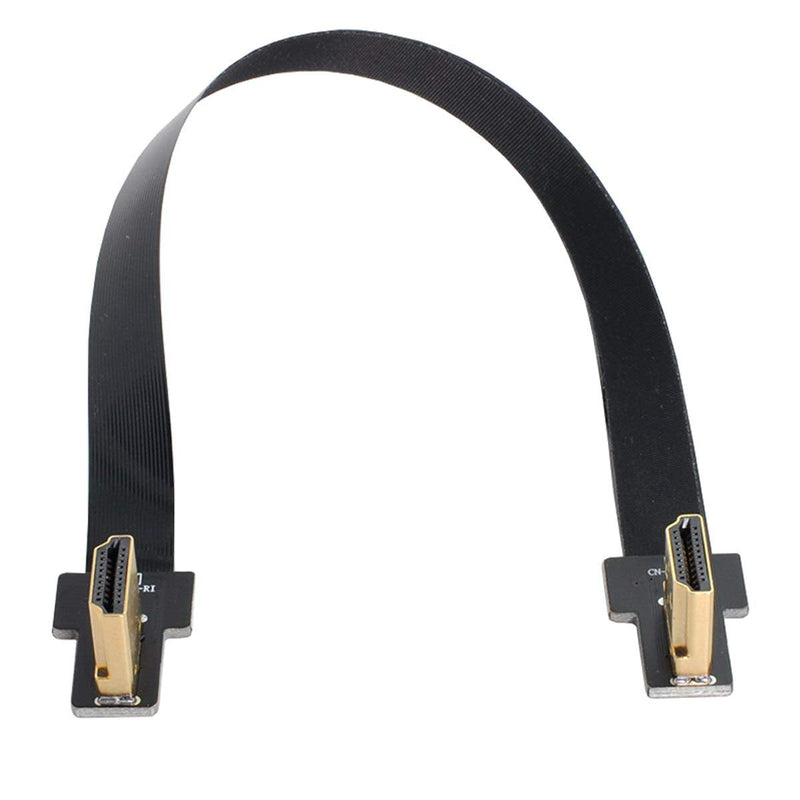 [AUSTRALIA] - Xiwai CYFPV Dual 90 Degree Right Angled HDMI Type A Male to Male HDTV FPC Flat Cable for FPV HDTV Multicopter Aerial Photography (0.8M) 