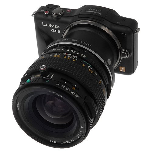 [AUSTRALIA] - Fotodiox Pro Lens Mount Adapter, Mamiya 645 Mount Lens - Micro 4/3 Camera Camcorder Adapter 