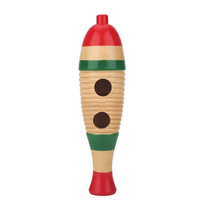 Wood Guiro, Colorful Fish-shaped Musical Percussion Instrument Toy for Kids and Adults