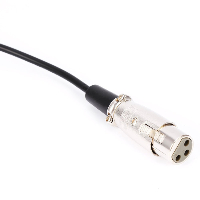 [AUSTRALIA] - Zerone 10FT 3 Pin XLR Connector Female to 1/8" 3.5mm male Stereo Jack Microphone Audio Cord Cable Stereo Mini Jack AUX Cord Audio Cable - 10 Feet 