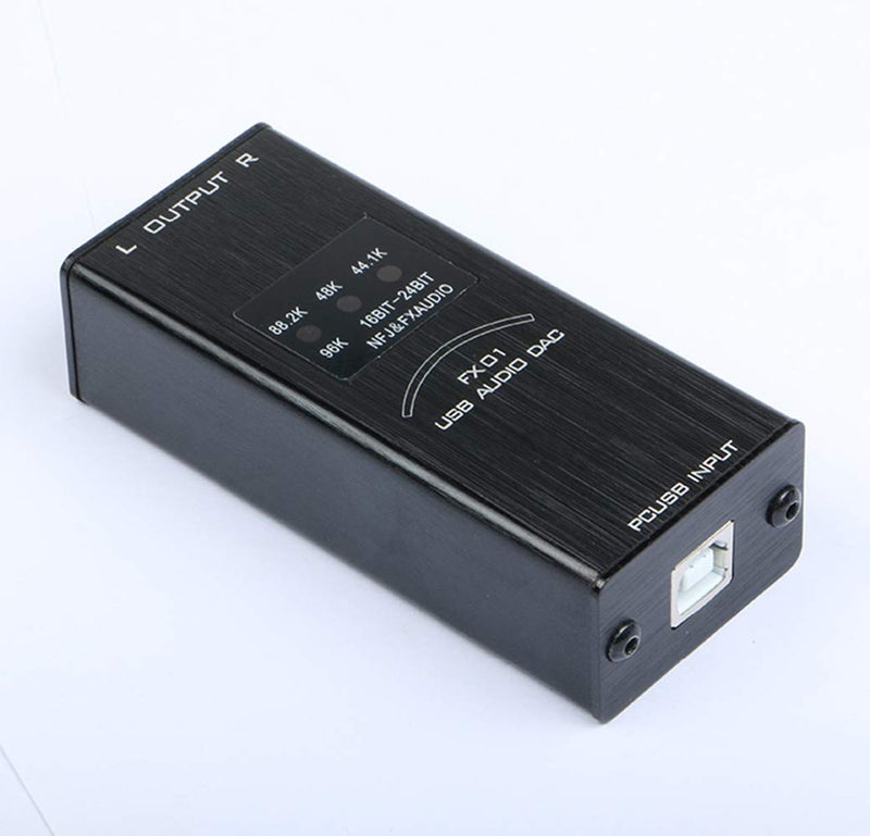 [AUSTRALIA] - ICQUANZX USB External Stereo Sound Card Audio Adapter,Audio Decoder DAC SA9023+PCM5102 Sampling Rate Display Mini USB DAC External Sound Card HiFi Digital to Analog Converter, Suitable for Windows 