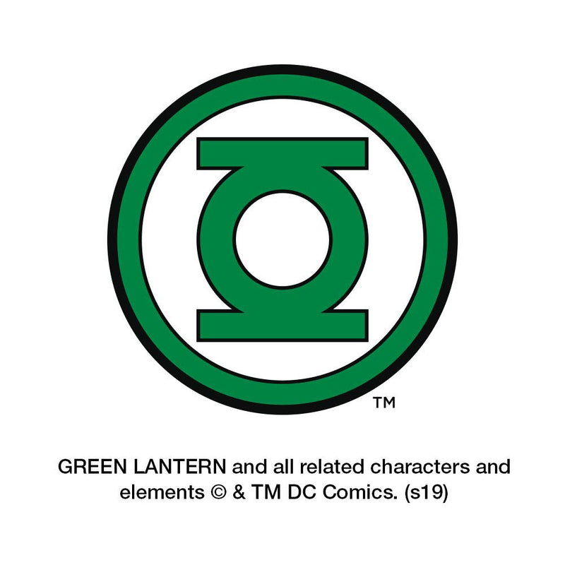 Green Lantern Logo White Metal Cowbell Cow Bell Instrument