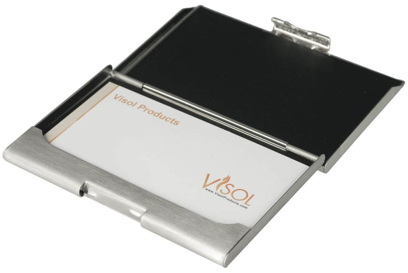 Visol Products Cyclone Two-Tone Business Card Holder