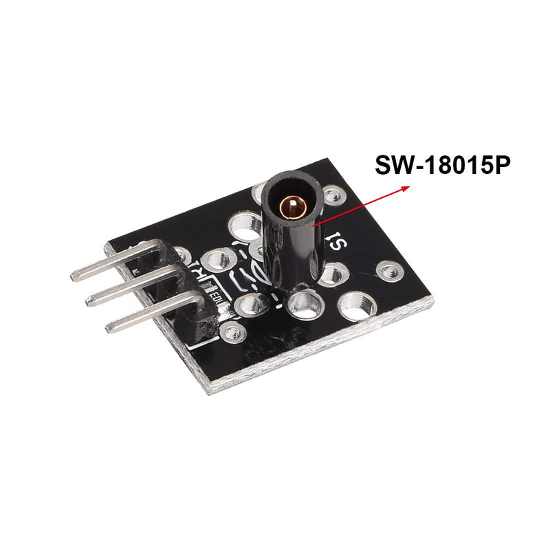 uxcell KY-002 SW-18015P Shock Vibration Switch Sensor Module for Arduino 5pcs