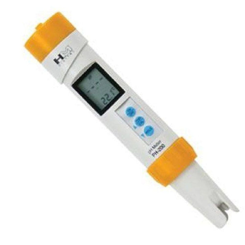 HM Digital PH-200 Waterproof Temperature PH Meter, 3.3&quot x 8.5&quot x 2&quot, White