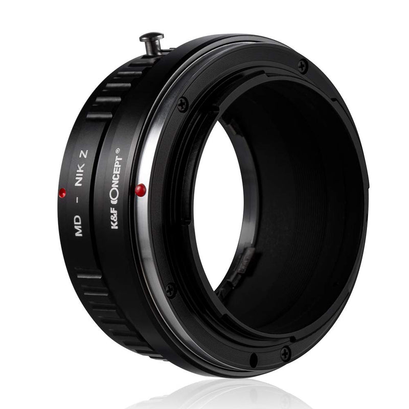 K&F Concept Lens Mount Adapter for Minolta MD MC Mount Lens to Nikon Z6 Z7 Camera MD-NIK Z