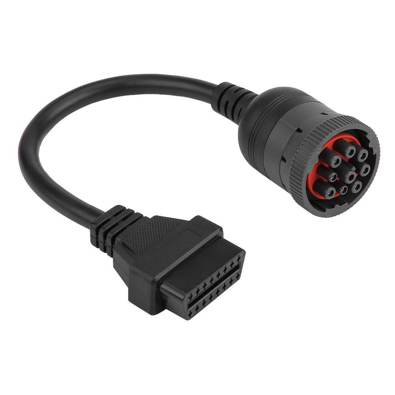 Truck Diagnose Interface Female 16 Pin OBD2 9 Pin Adapter Cable for Automotive Diagnostic Tool Converter Cord