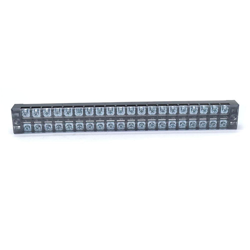 Sscon 600V 25A 20 Position Dual Row Wire Barrier Block Terminal Strip TB-2520