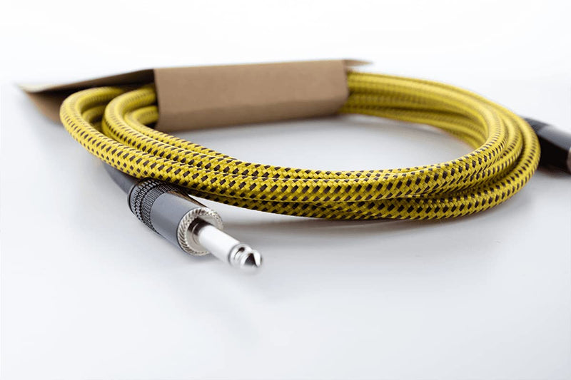 Guitar Cable 3 m Tweed Yellow