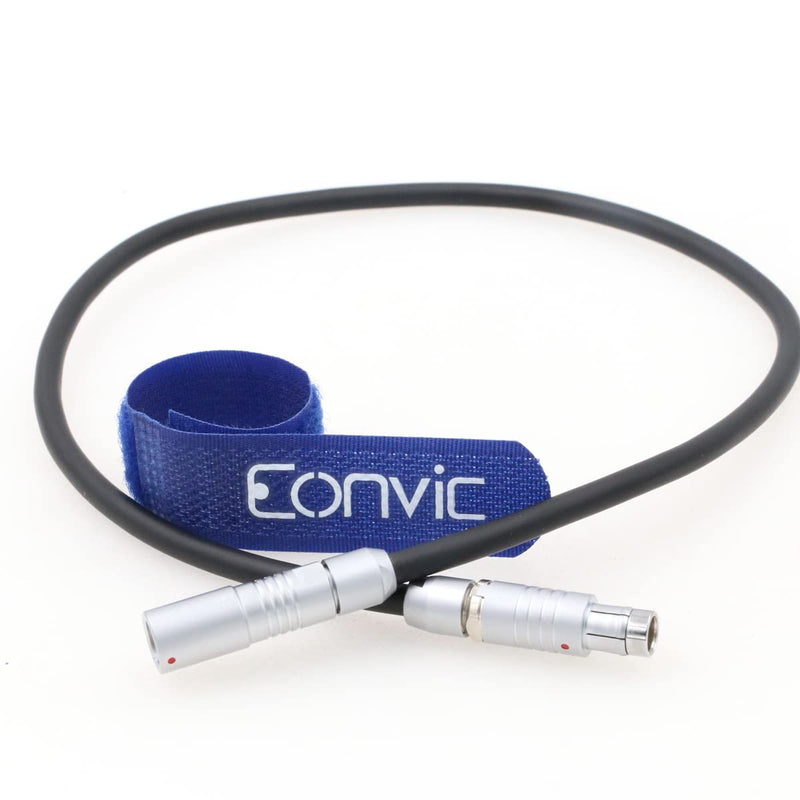 Eonvic RS Run Stop Cable Fischer 3 Pin Male to Female Extension Cable for ARRI Alexa Camera