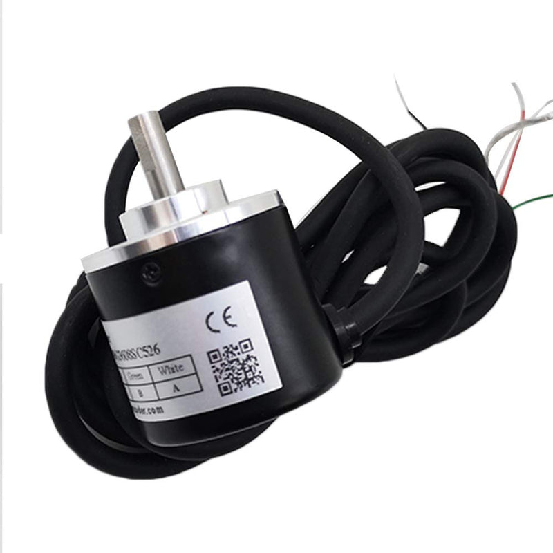 Incremental Rotary Encoder 600 PPR A B 90° Phase 8-24v NPN Output 6mm Solid Shaft