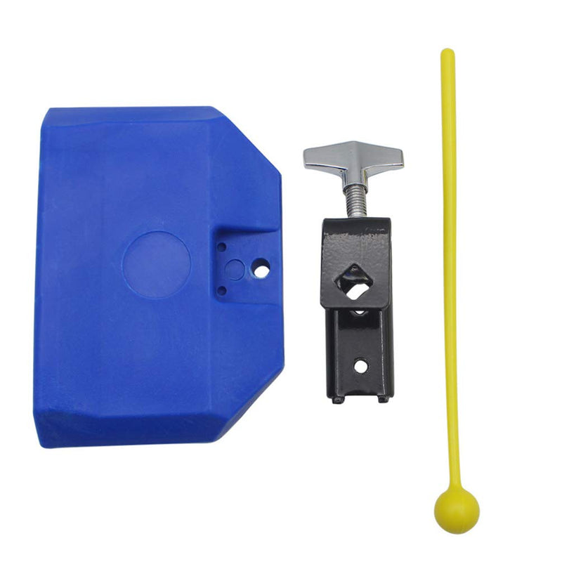 [AUSTRALIA] - HEALLILY Jam Block Plastic Latin Percussion Block Drum Musical Instrument Kit Drums And Percussion Drum Accessory (Blue) Blue 