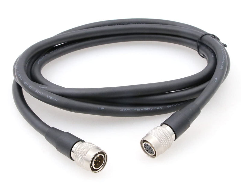 ZBLZGP RCP OCP ROP Remote Control Cable Hirose 10 Pin Male to Female for Panasonic 300/50 Studio Camera RC10 CCU MSU (2M) 2M