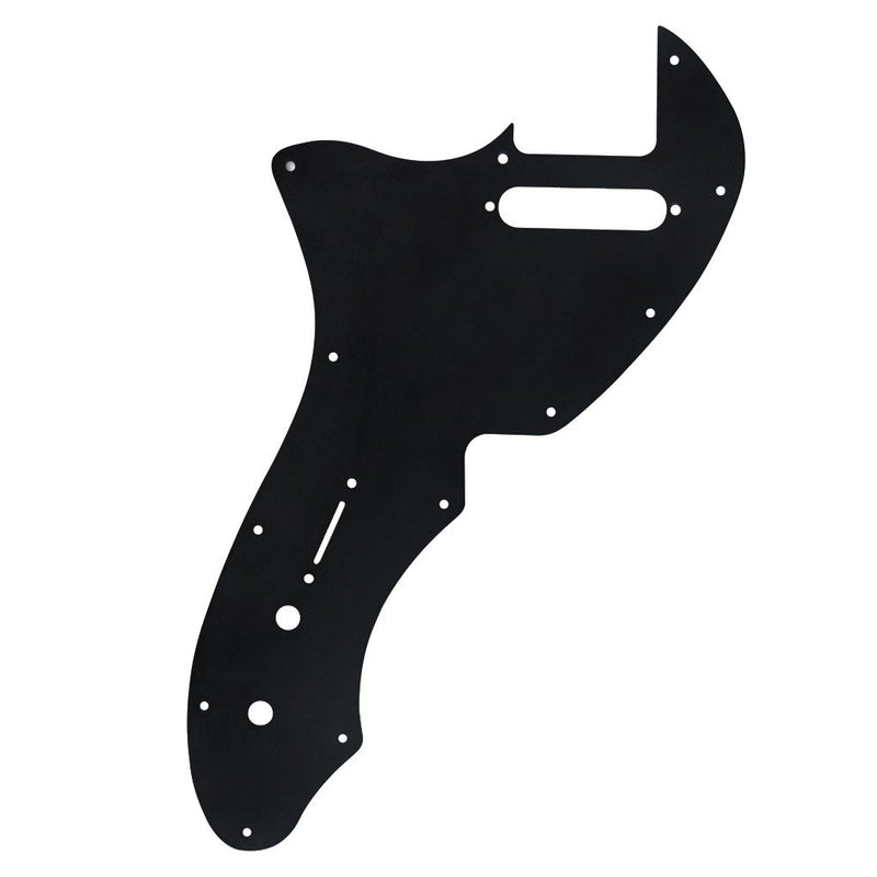 IKN 3ply Black Tele Thinline Pickguard Guitar Pick Guard Plate with Screws Fit 69 Telecaster Thinline Re-issue Guitar Part