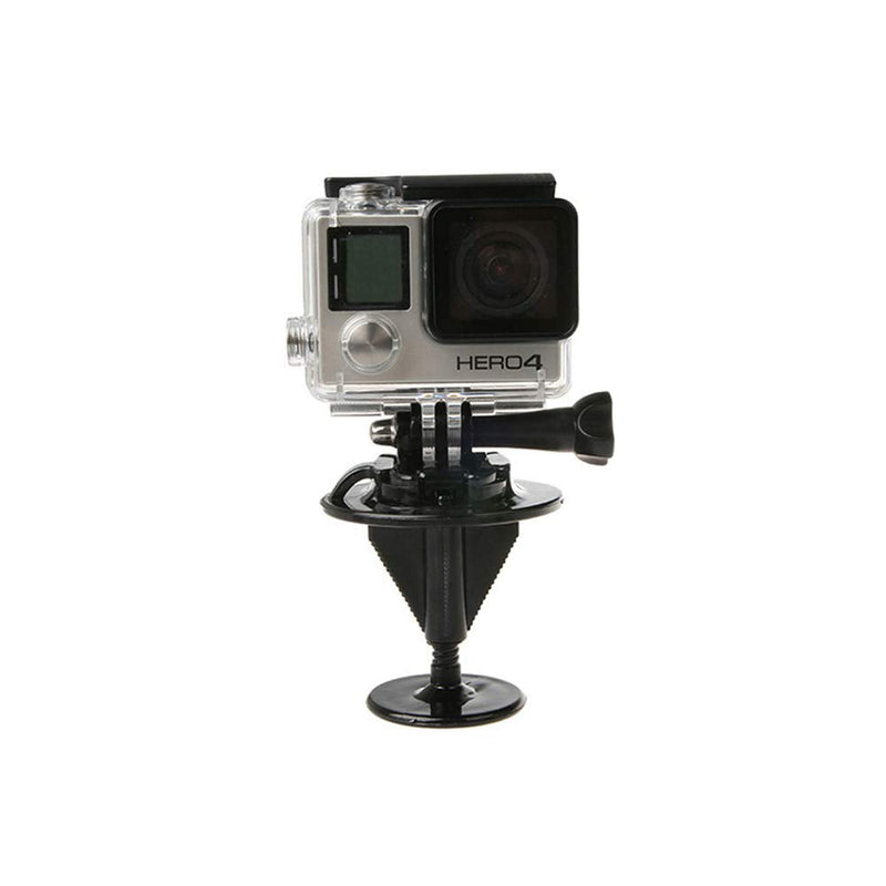 Hooshion Bodyboard Wakeboard Foam Surfboard Mount Kit Surfing Mount with Anti-Lost Strap for GoPro Hero 8/7/6/5/4/3+/3/2/1 (Black) Black