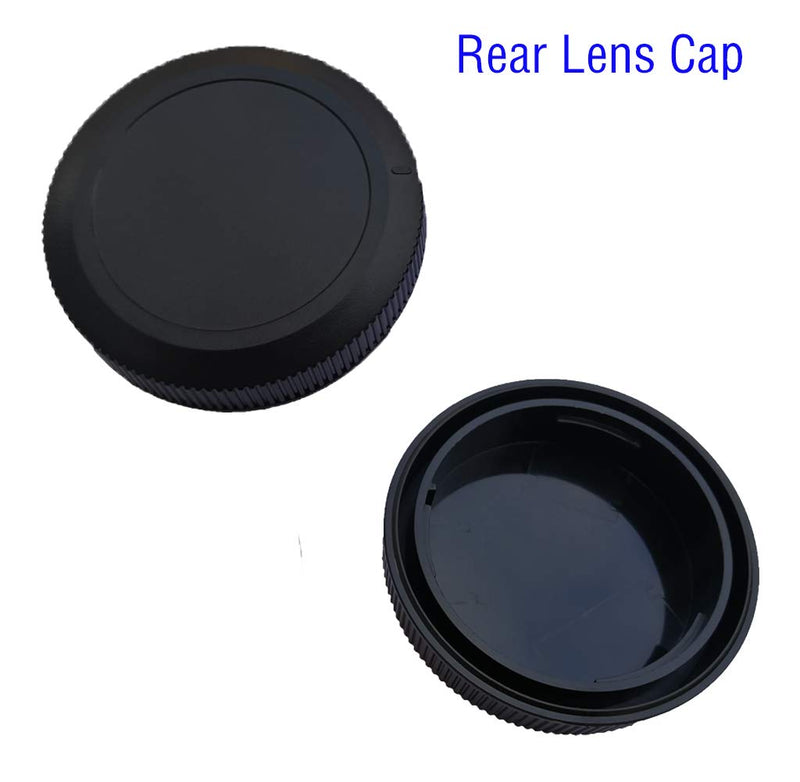 Canon R R5 R6 RP Camera Body Cap & Lens Rear Cap Cover Fit for Canon EOS R RP R 5 R 6 More Canon RF Mount DSLR[2 Sets]