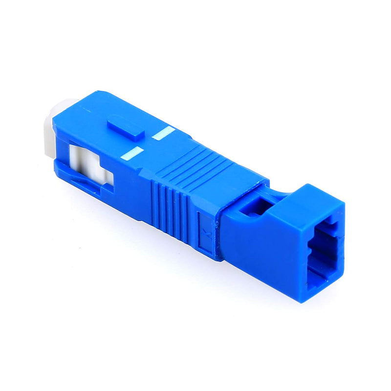 FTTH Optical Equipment Tool LC Female to SC Male Hybrid Flange Singlemode 9/125 SM Optical Fiber Adapter Connector for Digital Communication