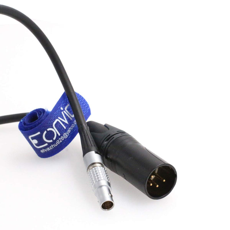 Eonvic 4 pin XLR to 2 pin Power Cable for Teradek Bolt