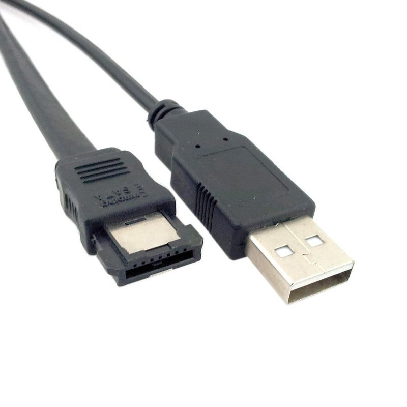 chenyang CY 2.5 inch Hard Disk Drive SATA 22Pin to Esata Data + USB Powered Cable 50cm