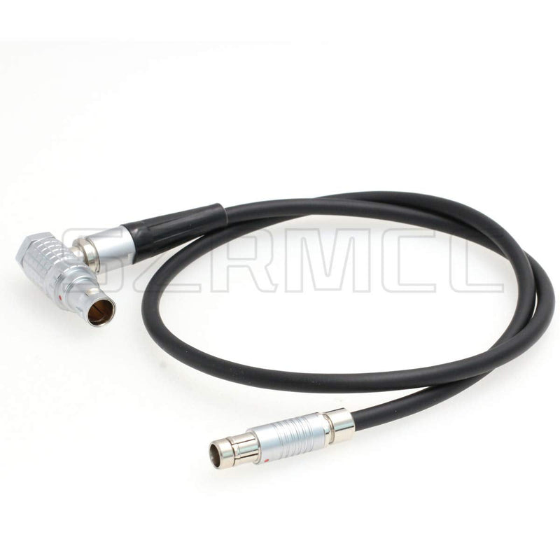 SZRMCC Preston MDR-3 MDR-4 10 Pin to Fischer 3 Pin Run/Stop Power Cable for RED ARRI Alexa Camera (Right Angle) Right Angle