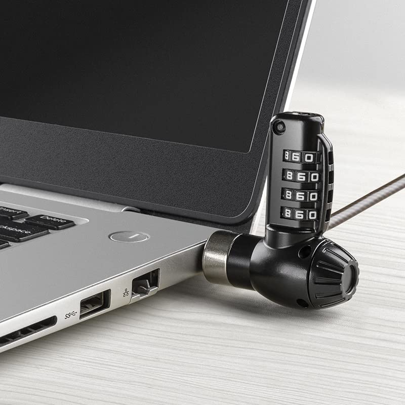 Laptop Lock Universal Laptop Cable Lock Combination Computer Lock Compatible with HP Samsung DELL Slot