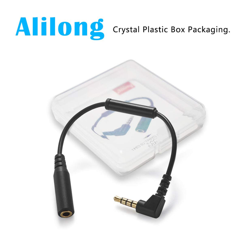 [AUSTRALIA] - Alilong 3.5mm TRS to TRRS Adapter, Microphone Converter Audio Cable Adapter for iPhone & Android Smartphones Tablets Camera Video Recording 