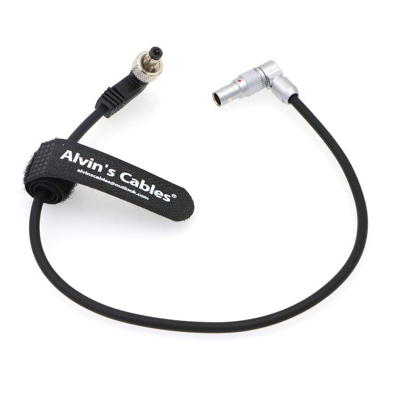 Alvin's Cables Z CAM E2 Flagship Rotatable Power Cable for Atomos Shinobi Ninja V OSEE G7 Monitor Adjustable 90 Degrees 2 Pin Male to Right Angle Lock DC Cord for Z CAM E2-S6 E2-F6 E2-F8