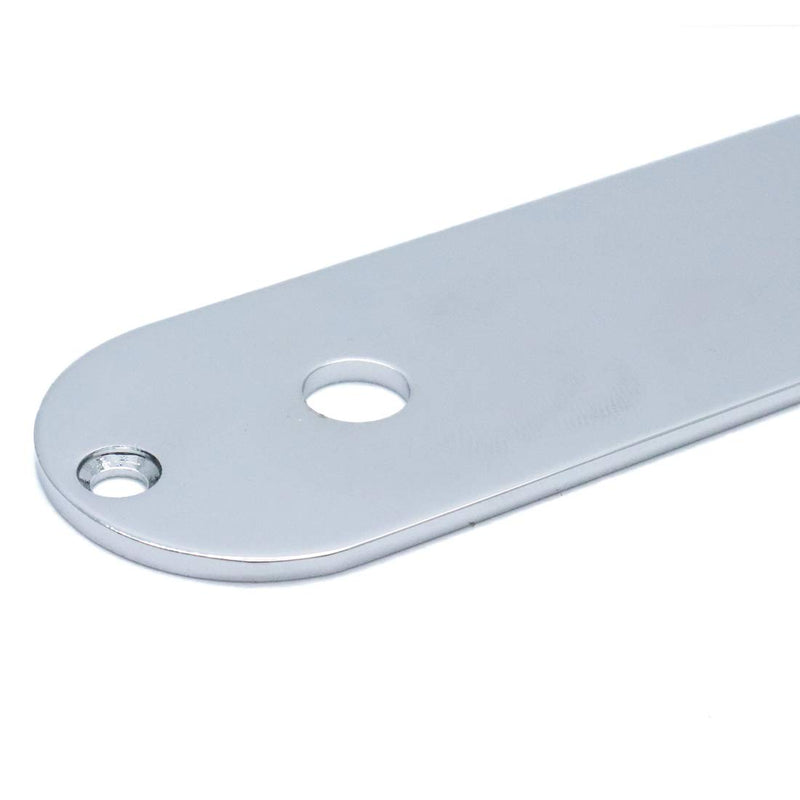 Timiy Telecaster Control Plate Replacement Silver Tone 2-Pack