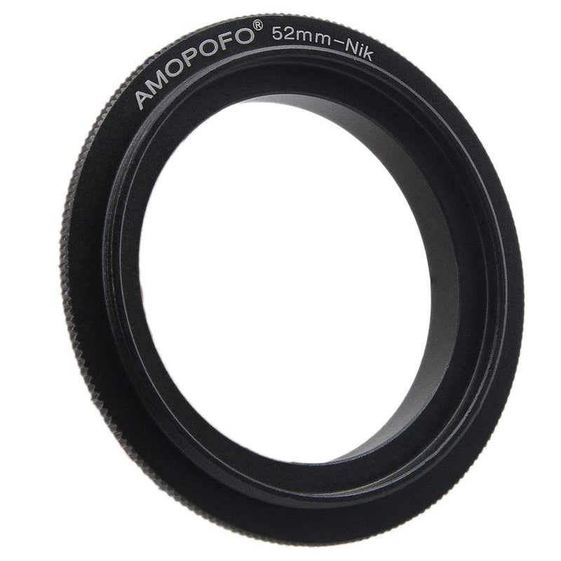 52mm Filter Thread Macro Reverse Mount Adapter Ring, for Nikon D7500 D7100 D7000 D5600 D5200 D500 D90 D810A,D7200, D5500,D750,D810,D5300,D3300,Df, D610 DSLR Cameras