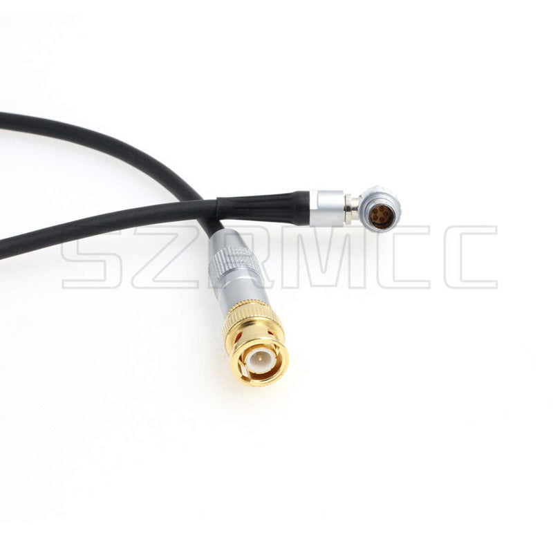 SZRMCC BNC to Right Angle 9 Pin EXT SMPTE Time Code Cable for RED Komodo Cinema Camera Right Angle 9 Pin Cable
