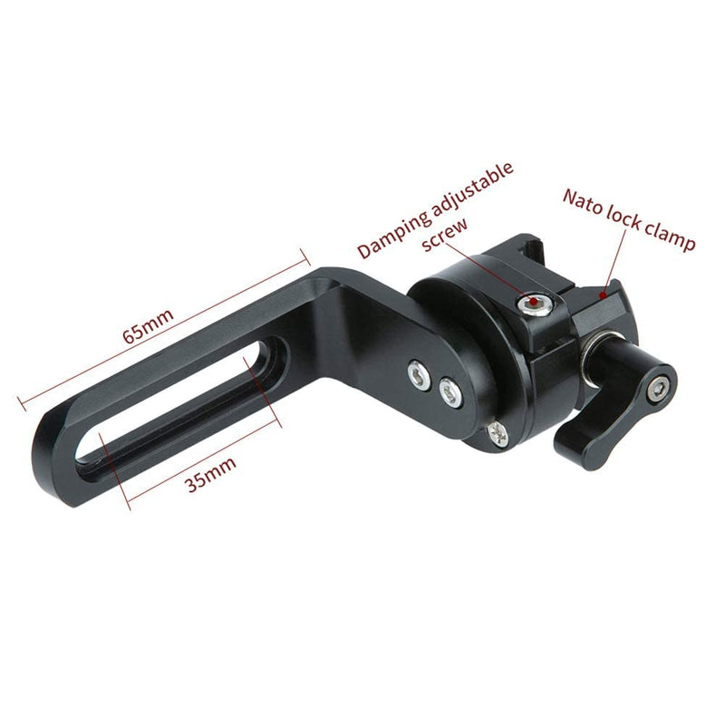NICEYRIG Quick Release NATO Clamp with NATO Rail, EVF Support Monitor Mount - 308