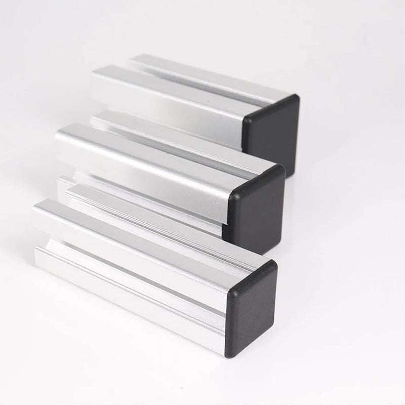 HJYZY 4040 European Standard Standard Plastic Square Aluminum Extrusion End Cap Black 40x40mm 35pcs