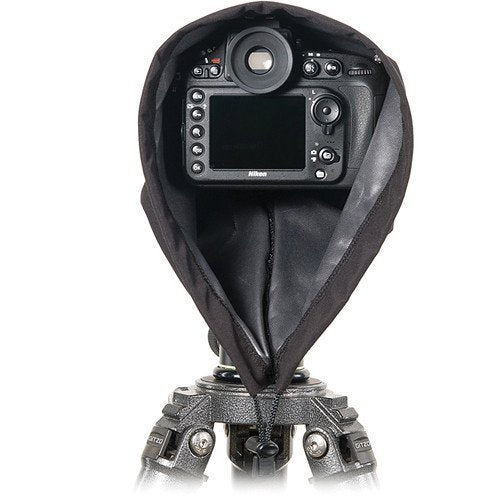 LensCoat Raincoat RS Rain Cover Sleeve Protection for Camera and Lens, Medium (Black) LCRSMBK Black