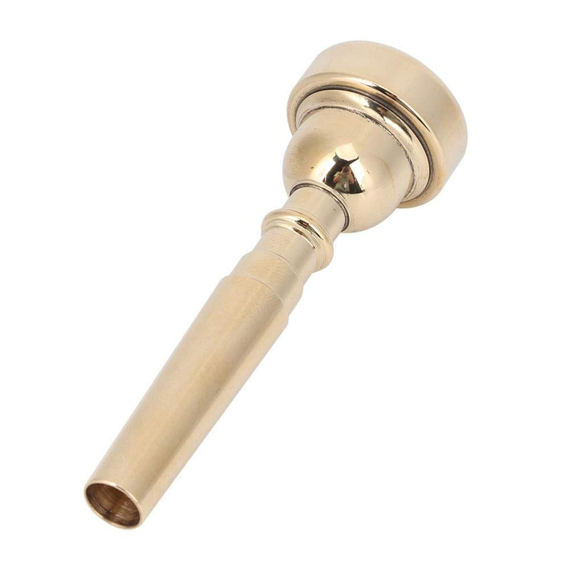 Metal Trumpet Mouthpiece, Gold Bb Tone Trumpet Mouthpiece, 3C 5C 7C(Gold 5C) Gold 5C