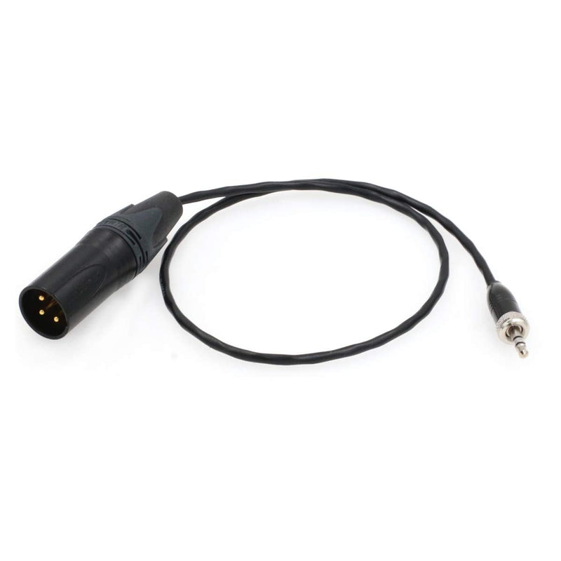 SZRMCC Locking 3.5mm TRS Plug to XLR 3 Pin Male Microphone Cable for Sony UWP-D Series Wireless Transmitter