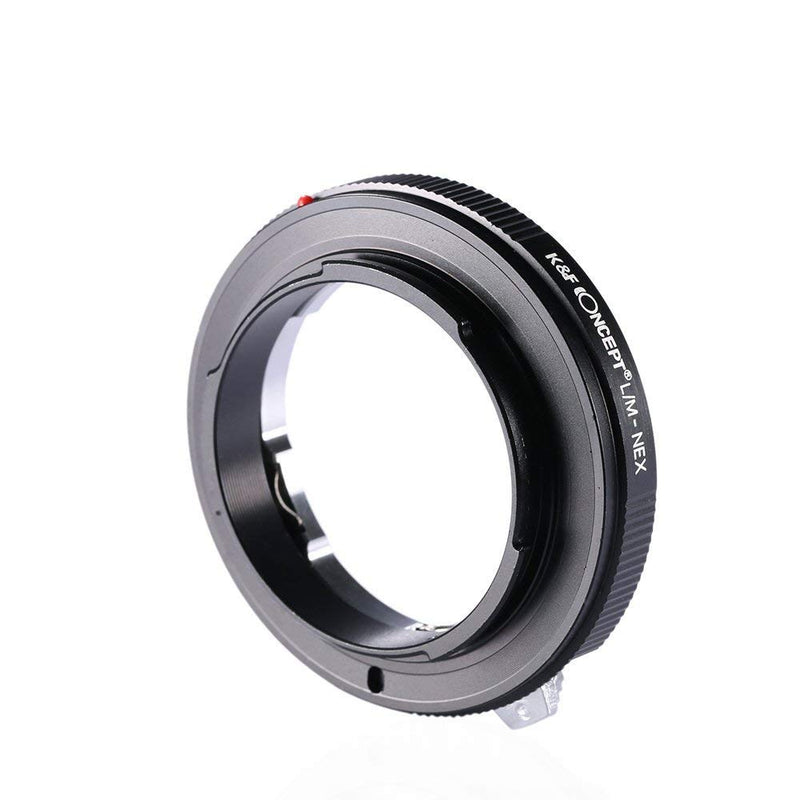 K&F Concept LM to NEX Adapter Compatible with Leica M Lens to Sony Alpha Nex E-Mount Camera Lens Mount Adapter