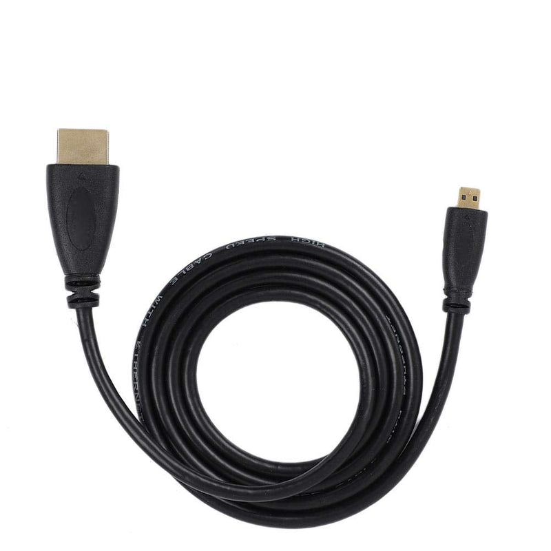 Yencoly Micro to HDMI HD Cable, Plug and Play HDMI Cable, for Raspberry Pi 4B(1 Meter) 1 meter