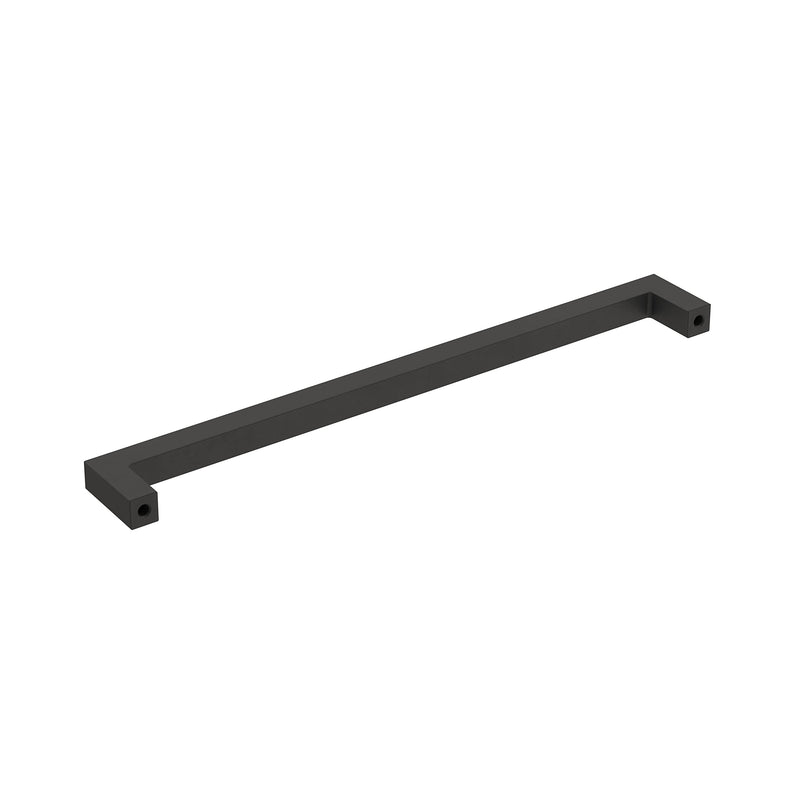 [AUSTRALIA] - Amerock | Cabinet Pull | Matte Black | 8-13/16 inch (224 mm) Center-to-Center | Monument | 1 Pack | Drawer Pull | Cabinet Handle | Cabinet Hardware 8-13/16 in (224 mm) Center-to-Center 