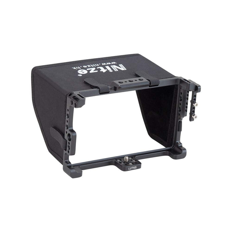 [AUSTRALIA] - Nitze Cage for Feelworld LUT6 / LUT6S Monitor with Sunhood Built-in NATO Rail - JTP2-LUT6S 
