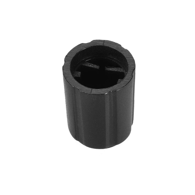 uxcell 10pcs, 6mm D Type Potentiometer Control Knobs for Electric Guitar Volume Tone Knobs Black