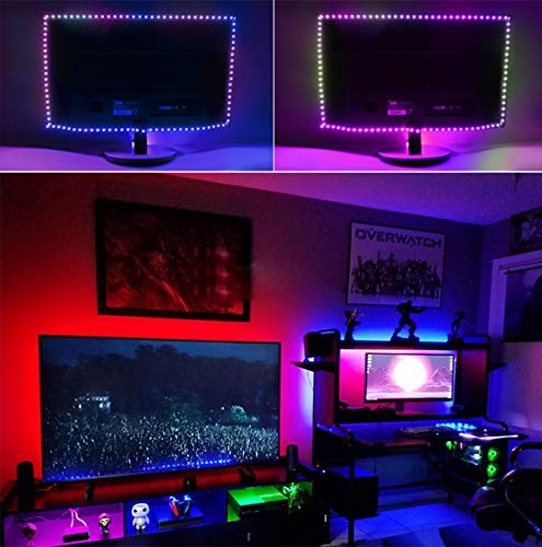 [AUSTRALIA] - WS2812 LED Strip RGB Dream Color Programmable Digital LED Pixel Lights Not Waterproof with Mini Bluetooth RF Music Controller (SP601e, 2X5m 300 LEDs Dream Color) Sp601e 