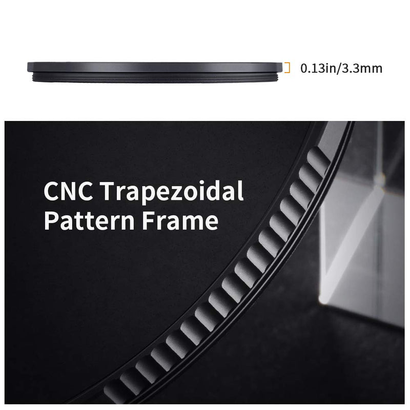 K&F Concept 49mm Black Soft Filter 1/4 Special Effects Filter Cinebloom Diffusion Effect Filter with Double Side Multi-Layer Coated, Waterproof/Scratch Resistant Dream Effect Filter for Camera Lens