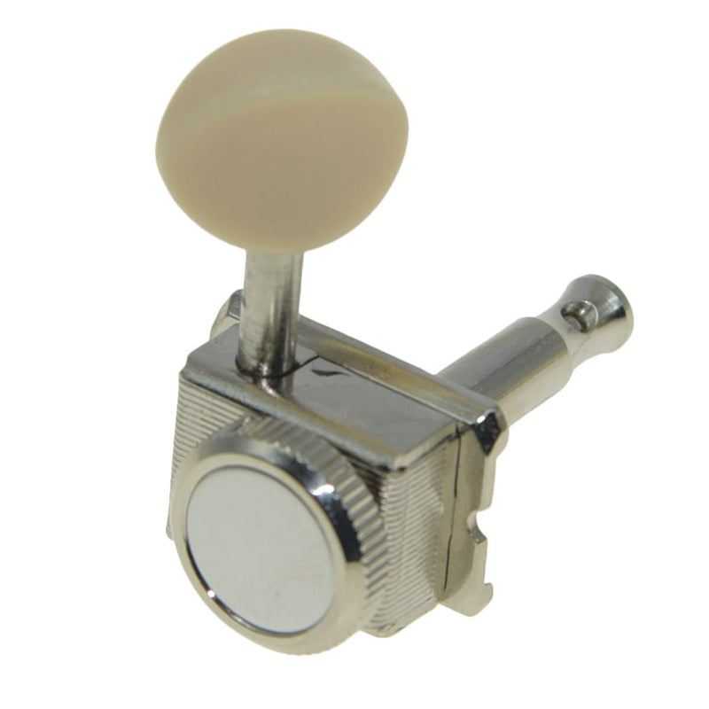 Dopro 6 Inline Vintage Style Locking Tuners Guitar Tuning Keys Pegs Lock Guitar Machine Heads Fits Strat Tele Guitars Nickel