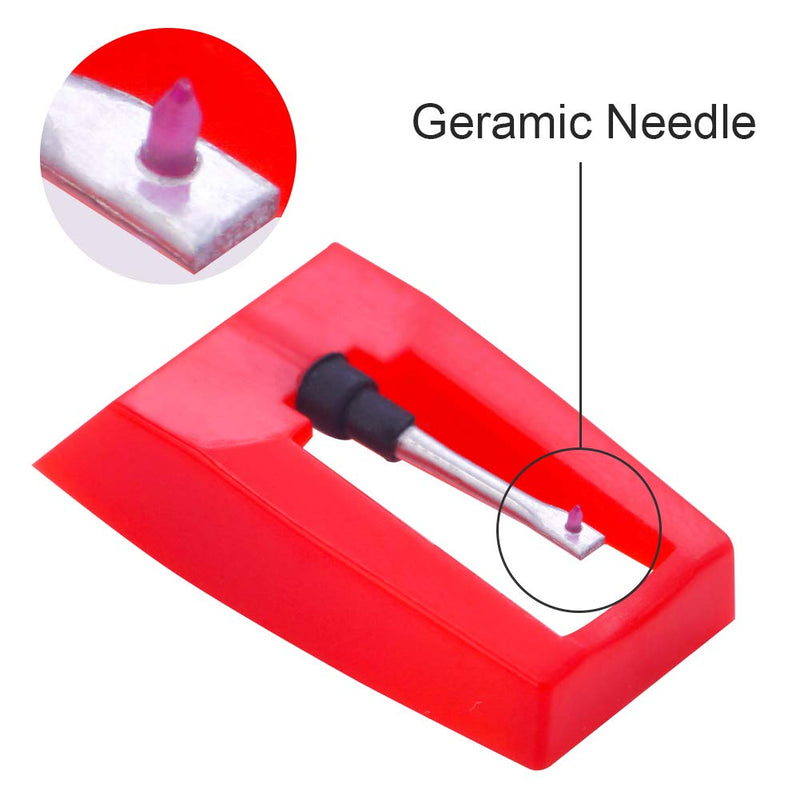 [AUSTRALIA] - Record Player Needle, 4 Pieces Diamond Replacement Stylus Needle for Vinyl Record Player ION iCT09RS Quick Play LP, Power Play LP, Quick Play Flash, Vertical Vinyl, Archive LP, Forever LP 
