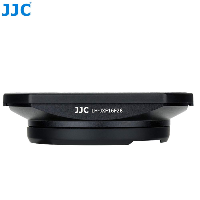 JJC Metal Bayonet Lens Hood for Fujinon XF16mmF2.8 R WR Lens, Fujinon XF 16mm F2.8 R WR Lens Hood, Fuji XF 16mm 2.8 Lens Hood, Compatible with FUJIFILM XF 16mm f/2.8 R WR Lens, Slide Design Hood Cap LH-JXF16F28