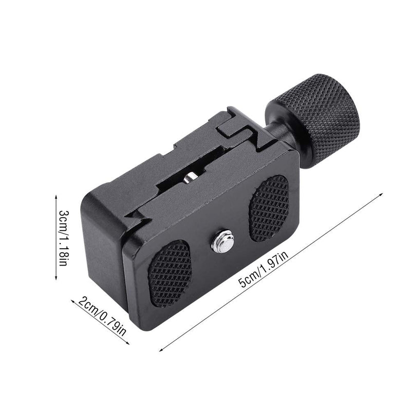 Mini Quick Release Plate with 1/4'' Screw, Cameras Quick mounting Stand Base Clip tripods Accessory for Photography Lovers