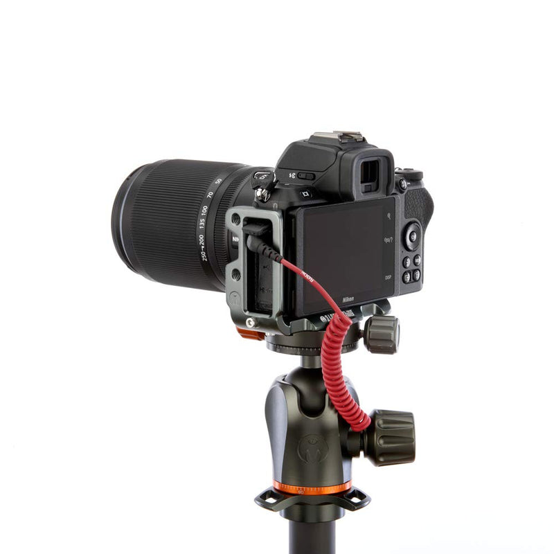 3 Legged Thing Zayla Dedicated L-Bracket - Arca Swiss Compatible L-Bracket for Landscape and Portrait Photography Grey