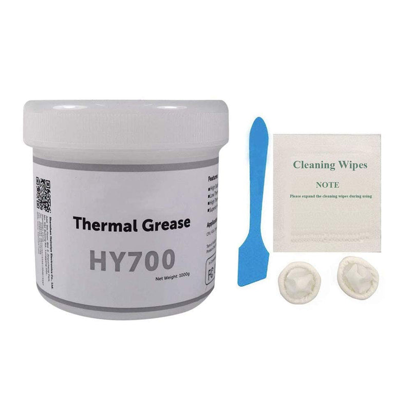 HY-700-50g Thermal Paste,CPU Paste;Heatsink Past;Thermal Compound; Conductivity: >3.14W/m-k Carbon Based High Performance, Heatsink Paste, Thermal Compound CPU for All Coolers - 50 Grams