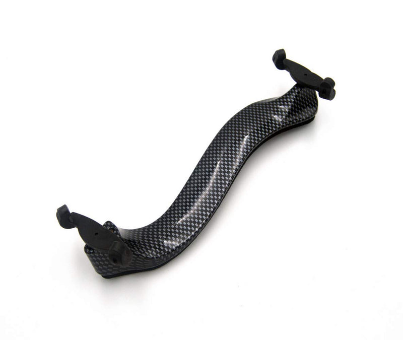 Violin Shoulder Rest Carbon Fiber Look Light for 4/4 and 3/4