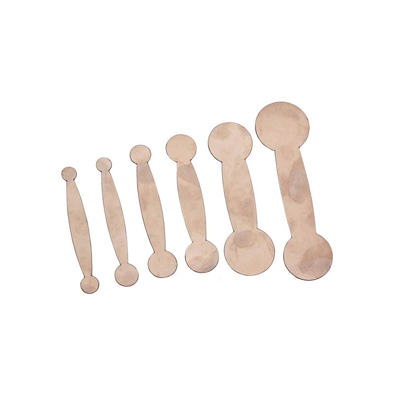 Alnicov Steel Clarinet Pads Repair Tools 6Pcs Woodwind Repair Tool Silver